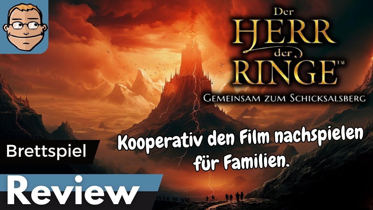 Der Herr der Ringe - Gemeinsam zum Schicksalsberg– Brettspiel – Review - Kosmos