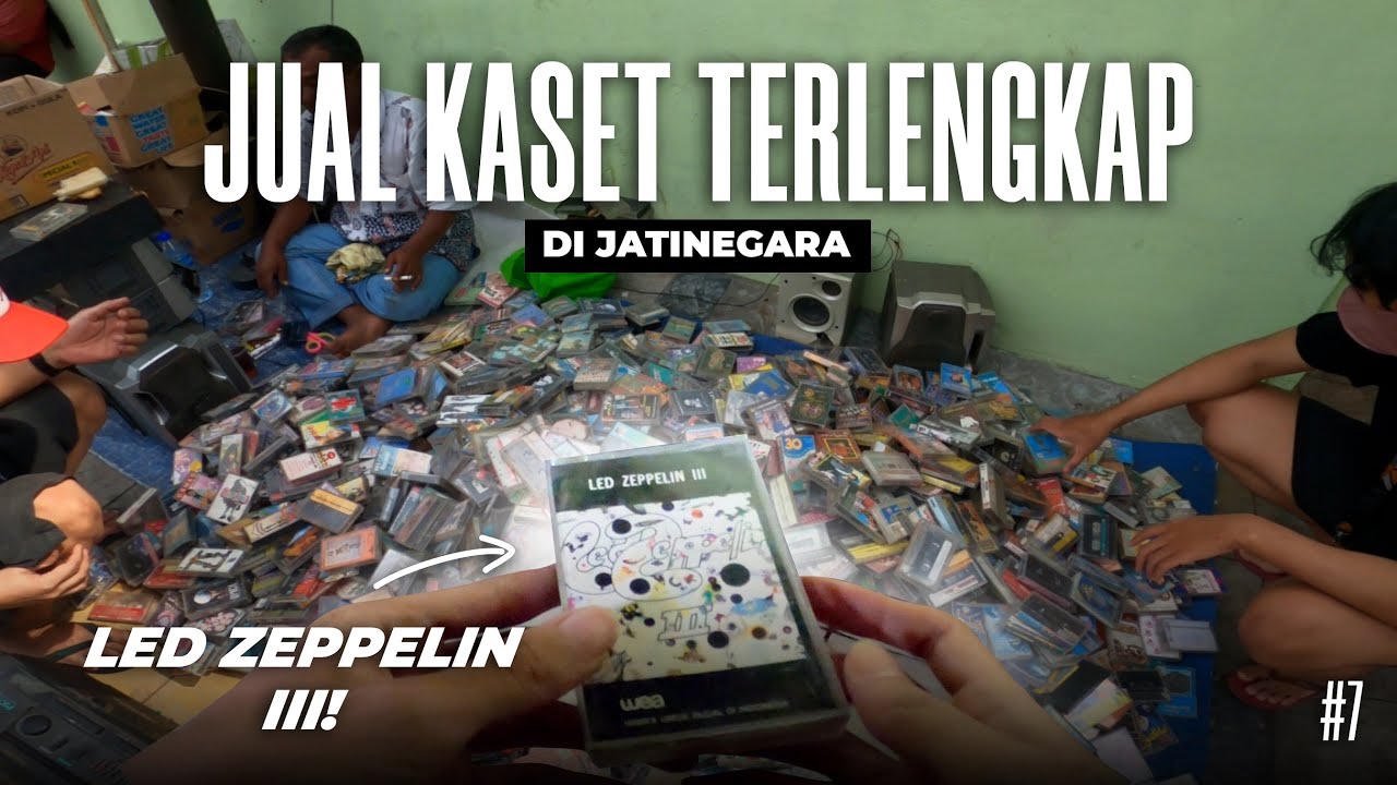 Tempat kaset terlengkap! | Dari Led Zeppelin sampe The Beatles!