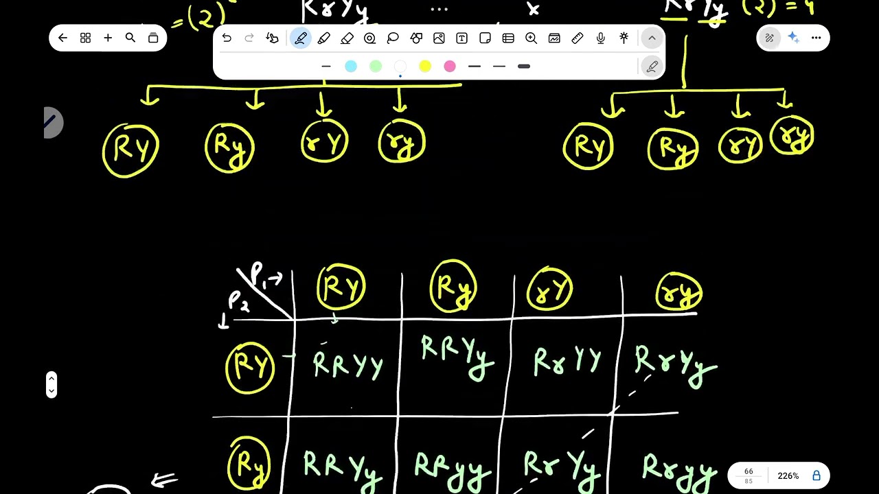 Mendel’s Dihybrid Cross | Law of Independent Assortment