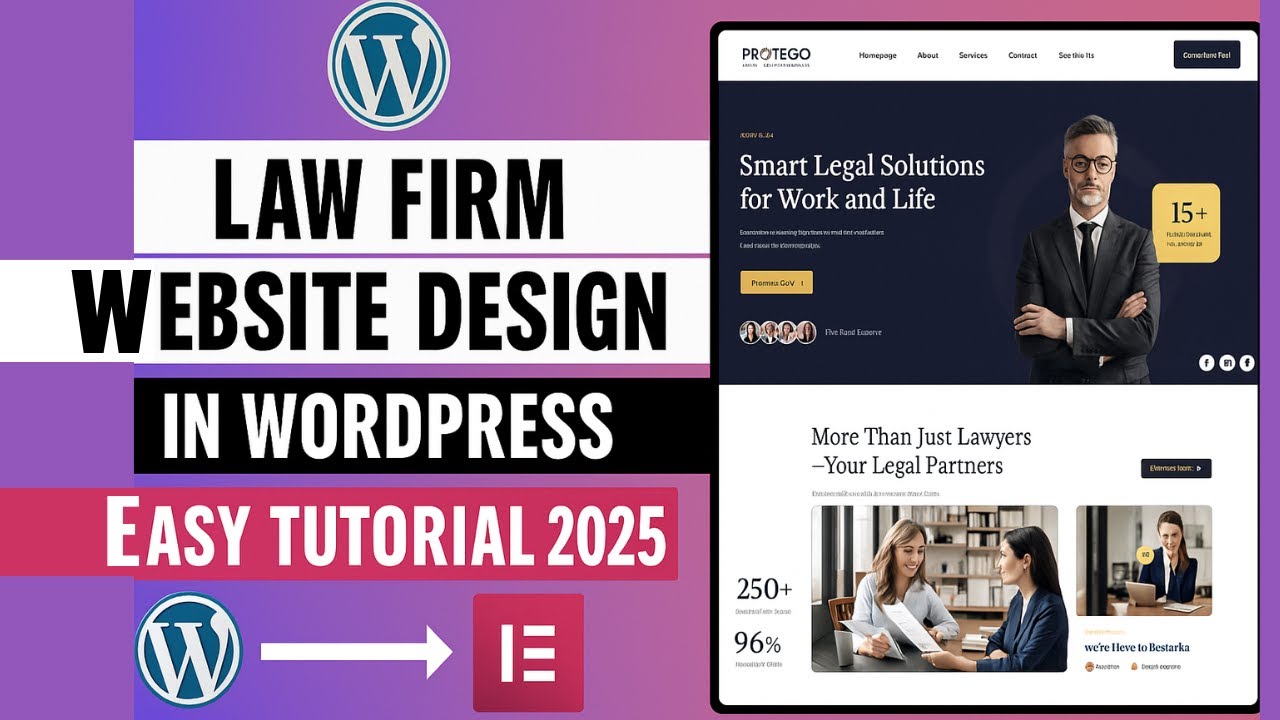 Make a Law Firm Website with WordPress  No Coding