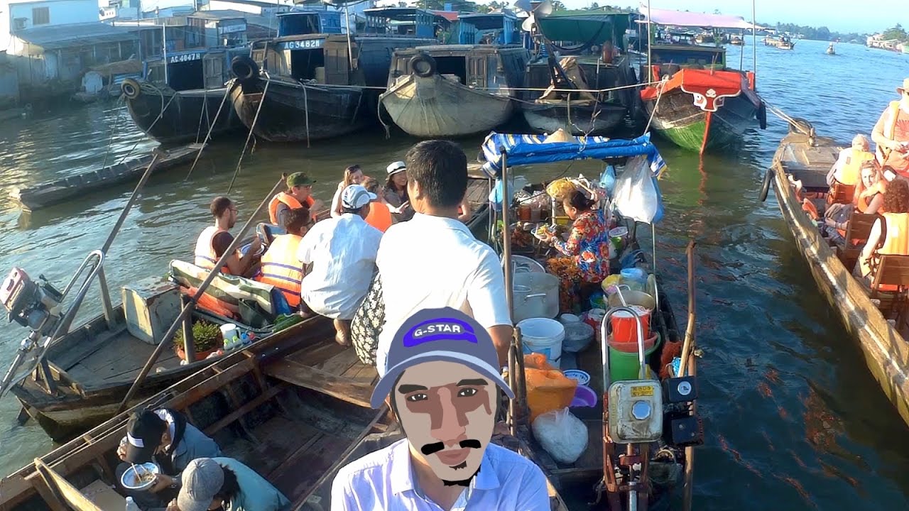 Vietnam Travel Mekong Delta Floating Market - Cho Noi Cai Rang Can Tho