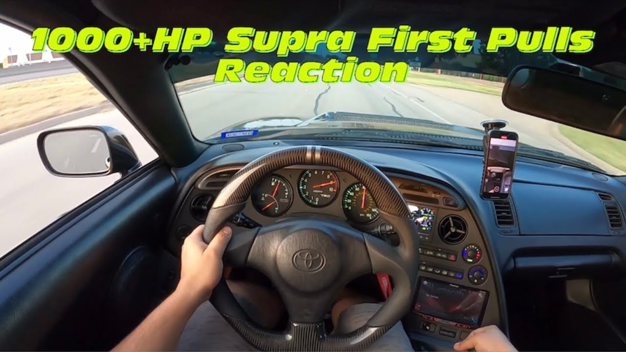 Выезжаю на своей 1000-сильной Supra на ПЕРВЫЕ заезды + снимаю реакцию людей. MK4 Supra POV Drive.