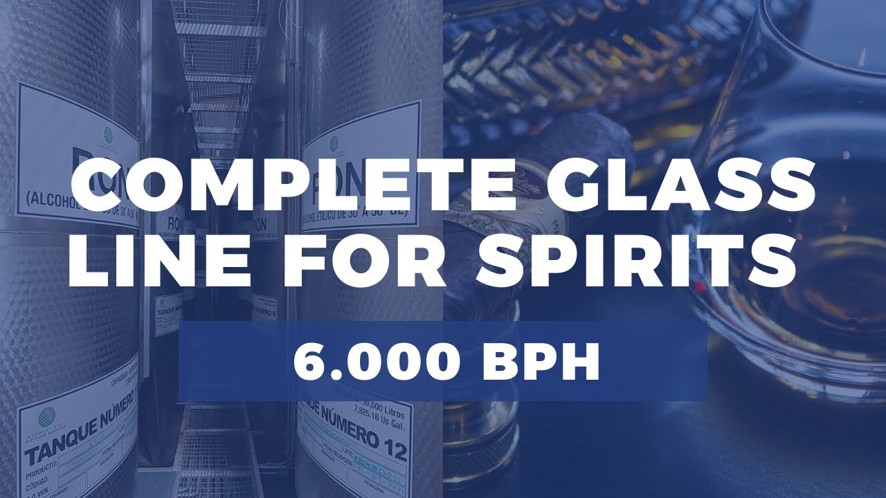 Complete spirits bottling line - 6000 b/h | Eisca Group