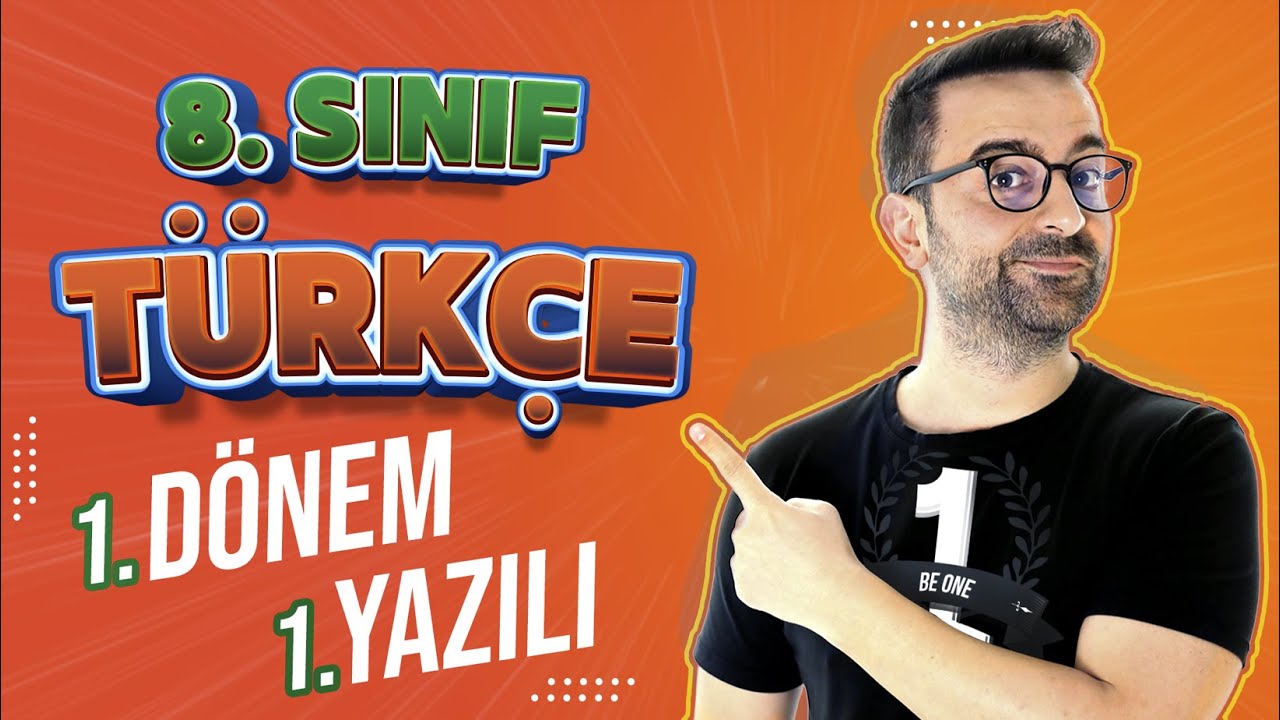 8. Sınıf Türkçe 1. Dönem 1. Yazılı | Sorular ve Çözümleri  🚀