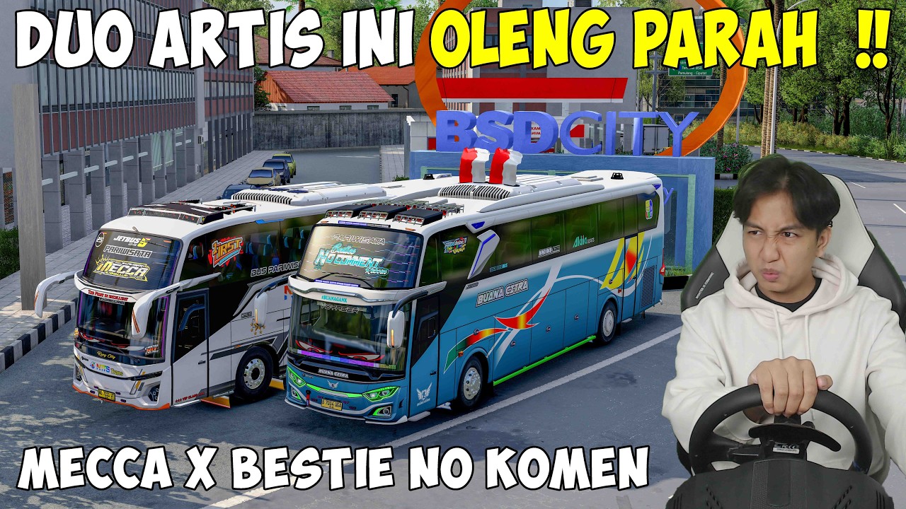 DUET OLENG PARAH  MECCA X BESTIE NO KOMEN !! PULANG DARI ANYER KE BSD