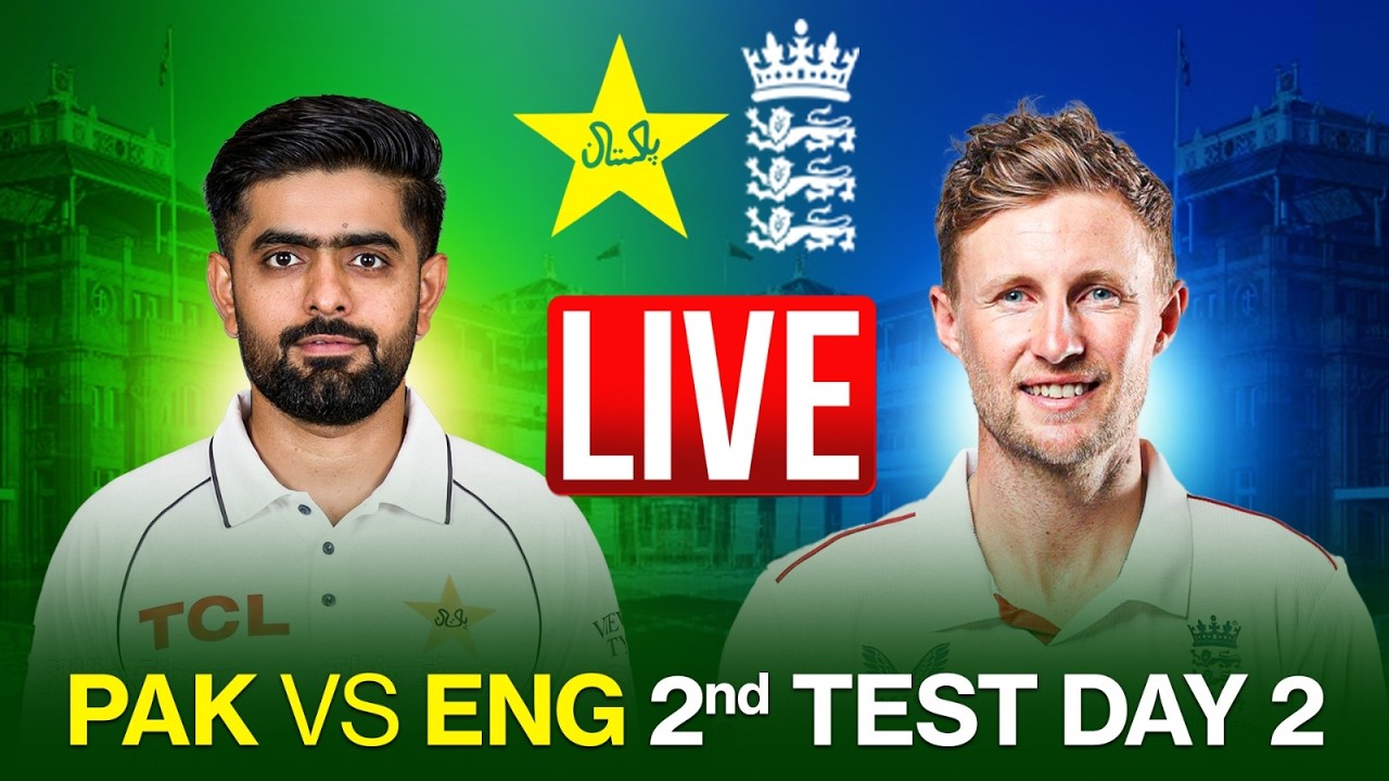 🔴LIVE PAK vs ENG 2nd Test 2nd Day at Lord's | Lord's History, Stats & Playing XI | Bang Box Sports