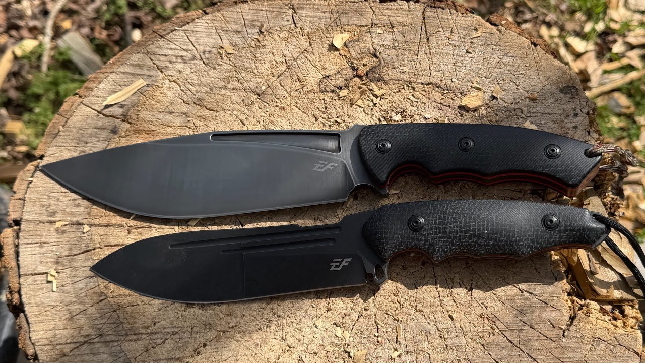 Friday Knife Fight-Friendly Fire Ed. EF158 vs EF153 #knifestuffwedo #knifetest #budgetknives 