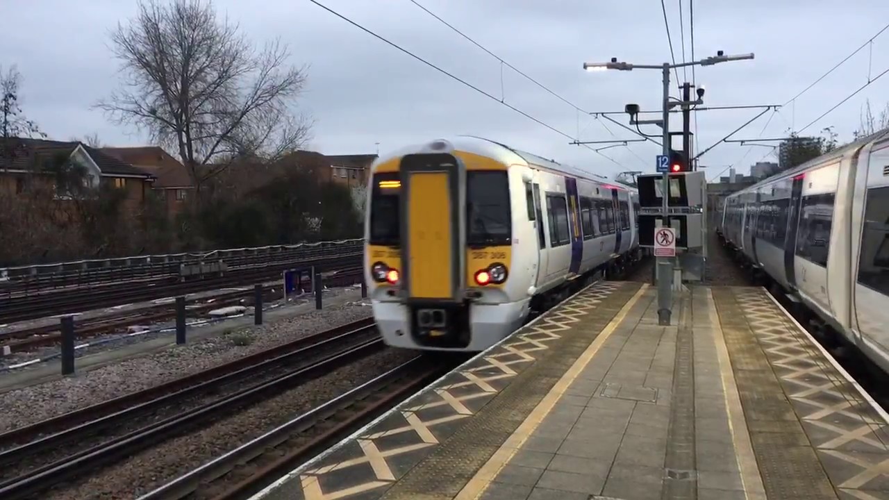 3x C2C Class 387 units departing West Ham
