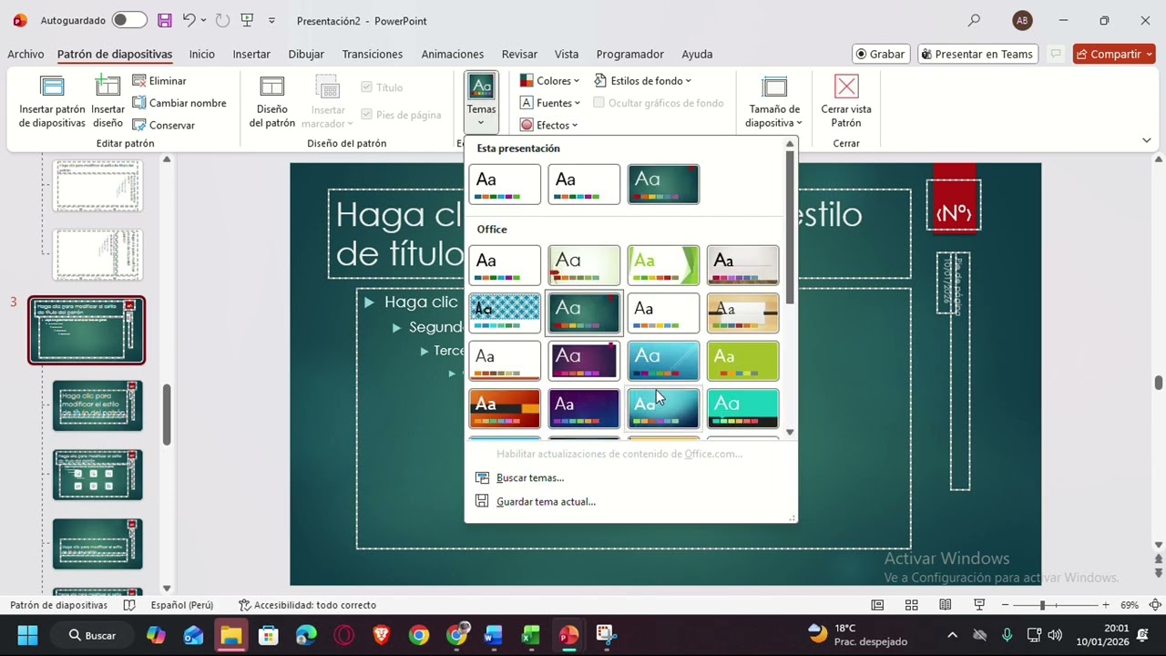 PowerPoint ER - Evaluación ofimática
