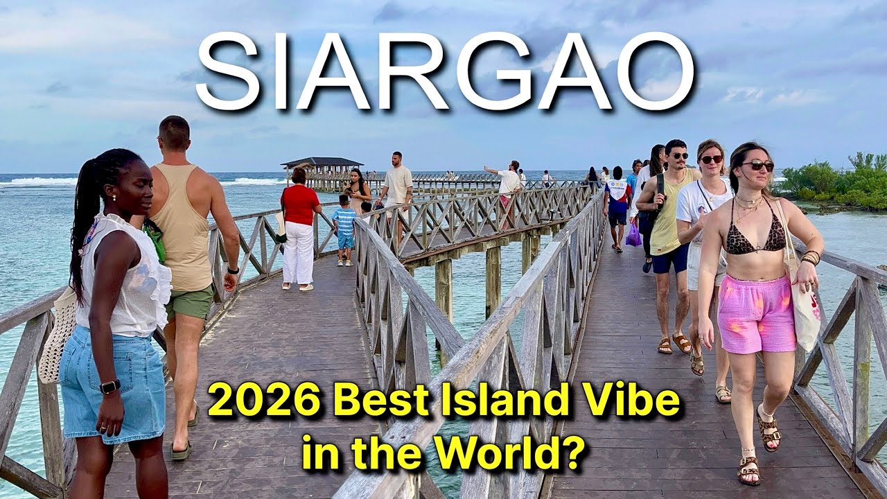 Siargao, Philippines - The Best Island Vibe in the World 2026 🇵🇭 Cloud 9 to Tourism Road