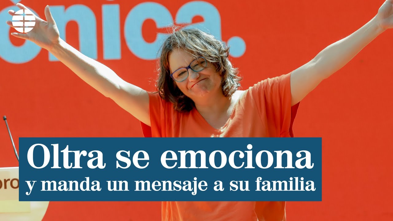 Mónica Oltra se emociona en un acto y manda un mensaje a sus padres