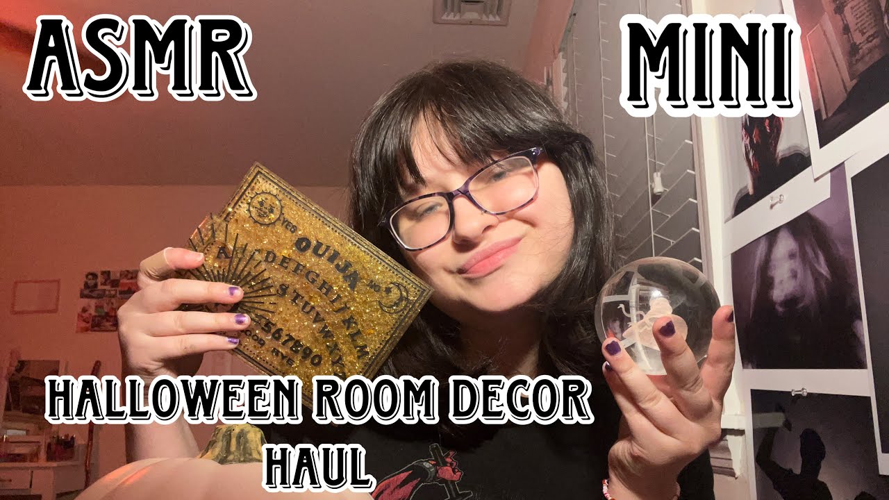 ASMR Mini Halloween Room Decor Haul 🎃🎃