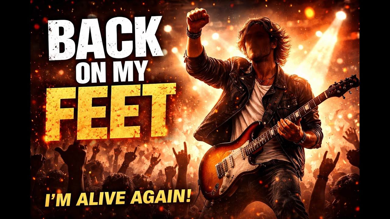 Back On My Feet  | High Energy Rock & Roll Comeback Anthem | Motivational Rock Song