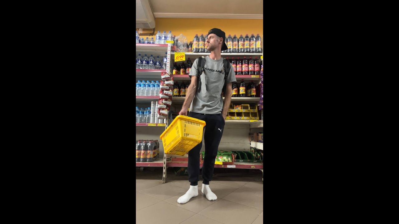 Shopping In Socks