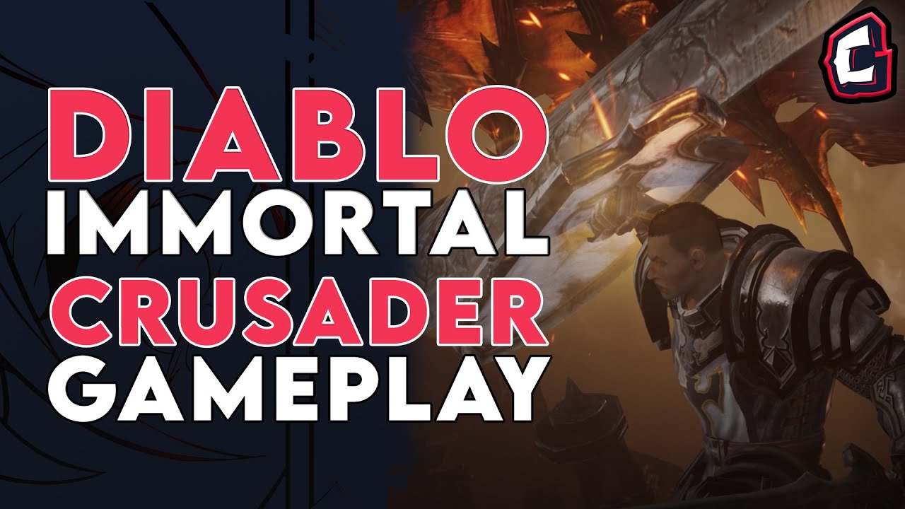 CRUSADER LIVE GAMEPLAY | Diablo Immortal Closed Alpha