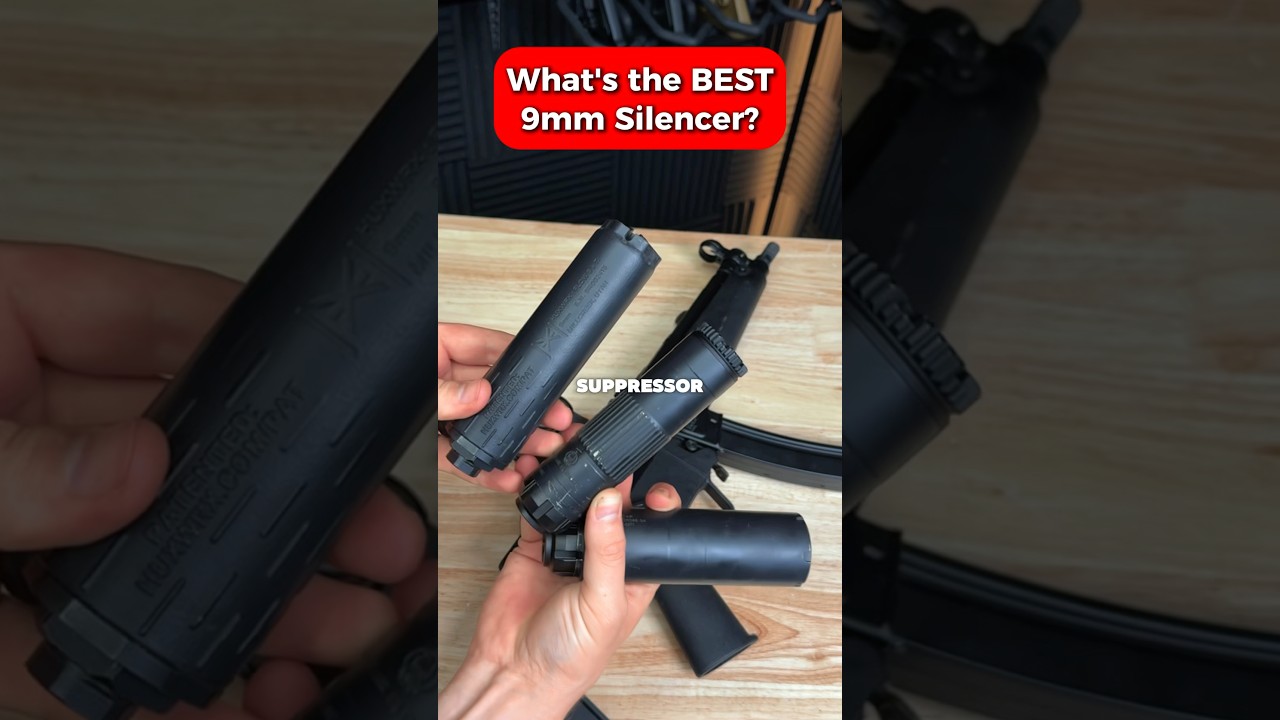 What&rsquo;s the BEST 9mm Silencer? #shorts