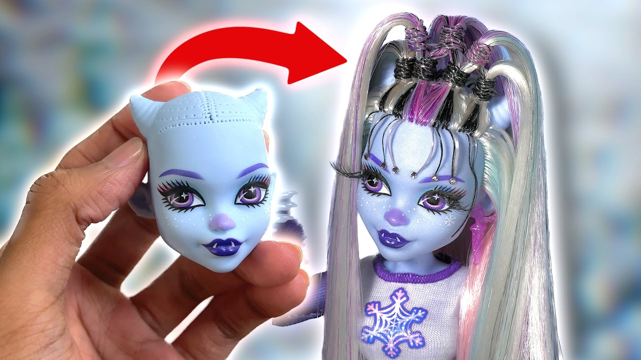 ICY! | ❄️Abbey Bominable🤍 G3 Re-root+Restyle! #monsterhigh
