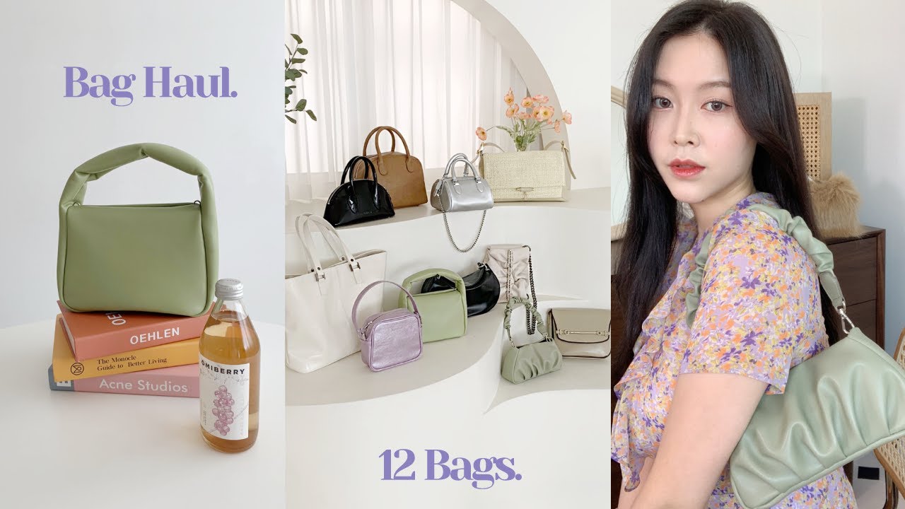HAUL:: 6만원대부터 30만원대까지! 데일리부터 특별한 날에 추천하는 12가지 가방하울👜💛 (디자이너 브랜드 가방 추천/ 패션 하울/ 루에브르/ 아뜰리에파크｜뷰티펄진주)