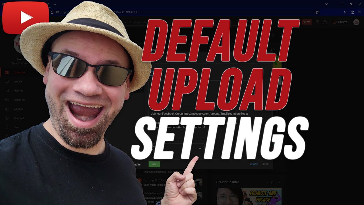 Save Time With Upload Defaults