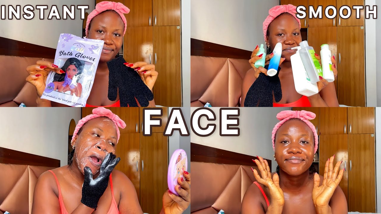 STEP BY STEP HOW TO EXFOLIATE YOUR FACE FOR FAST BRIGHTENING AND SMOOTHER SKIN 