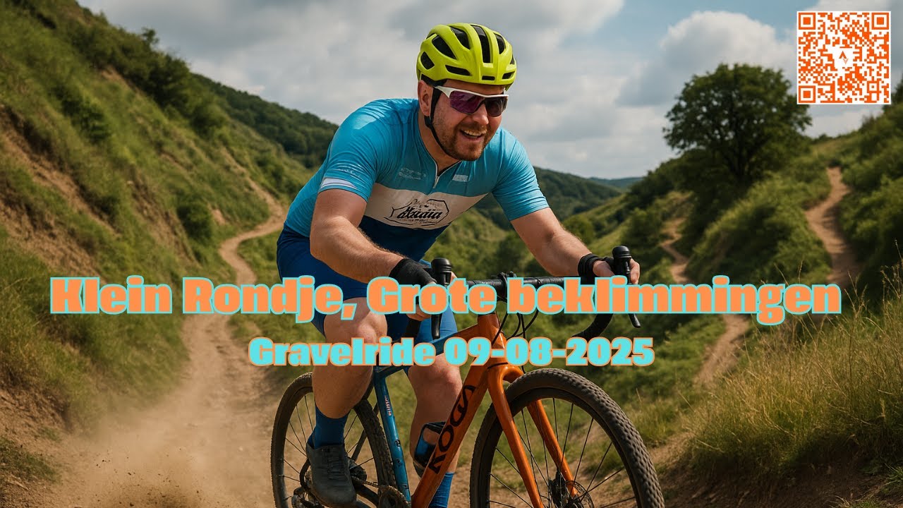 Klein rondje, Grote beklimmingen. Gravelride 09-08-2025