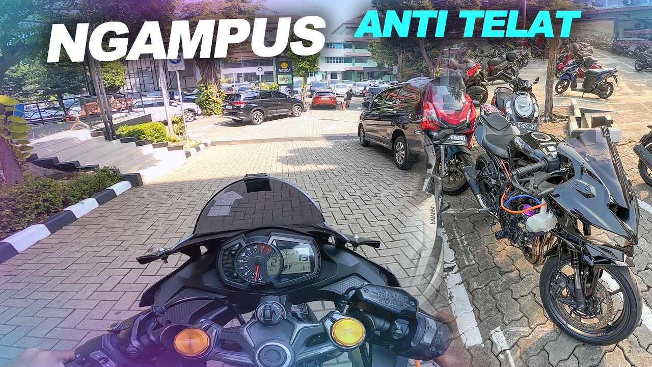 KE KAMPUS NAIK MOTOR BALAP SI ZX25R