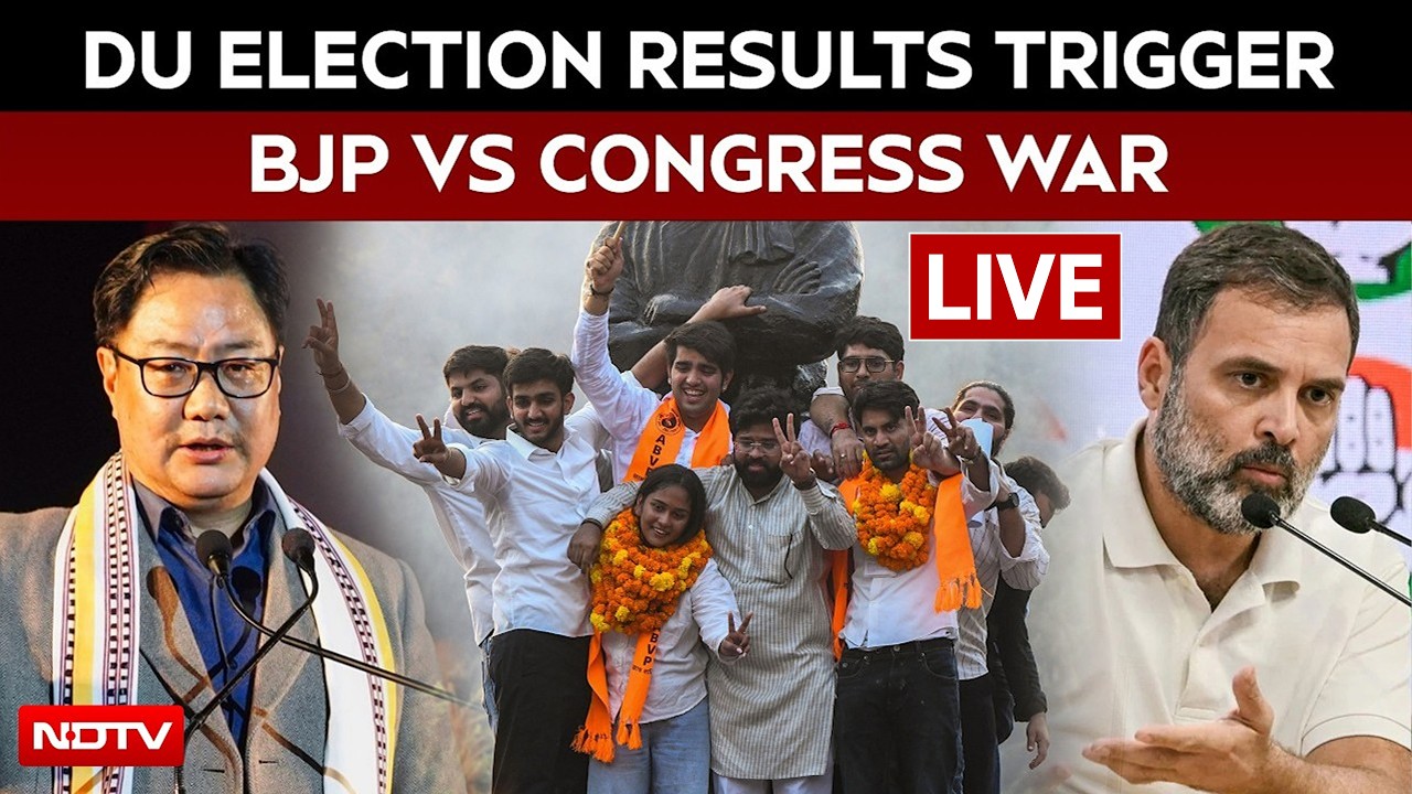 DU Election Results LIVE | DUSU Results Trigger BJP-Congress War After ABVP Wins Three Key Posts