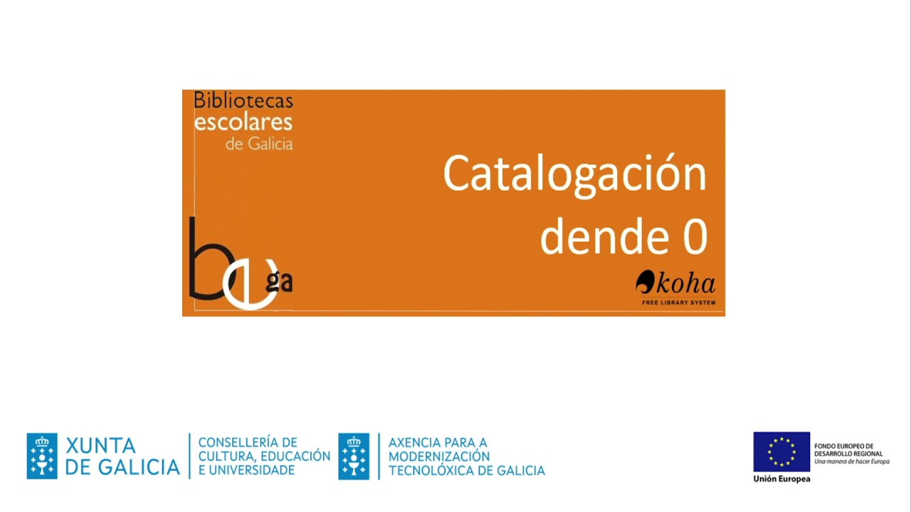 KOHA - Catalogación dende 0