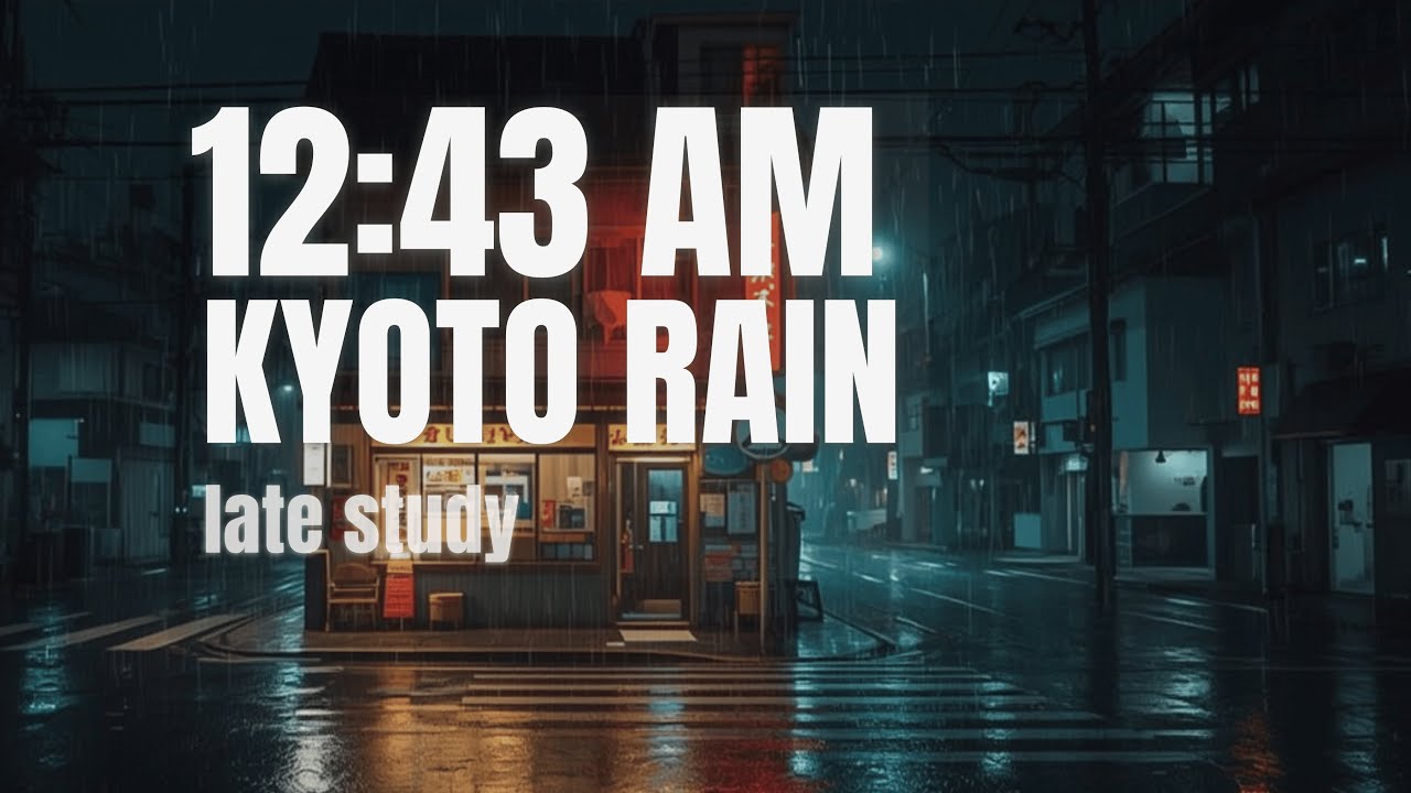 Cozy Alley Rain Lofi Tokyo