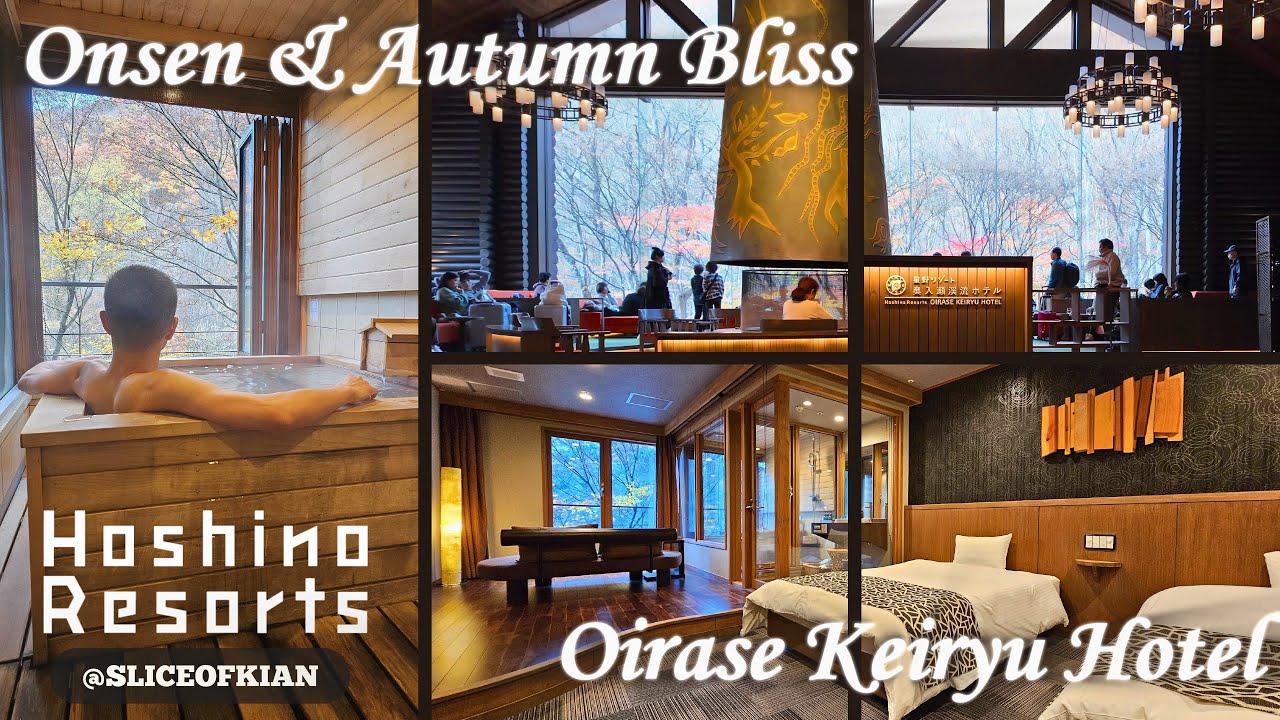 Relaksujący pobyt w hotelu Hoshino Resorts Oirase Keiryu &ndash; jesienne widoki, onsen i bufet 🍂🛁🍴