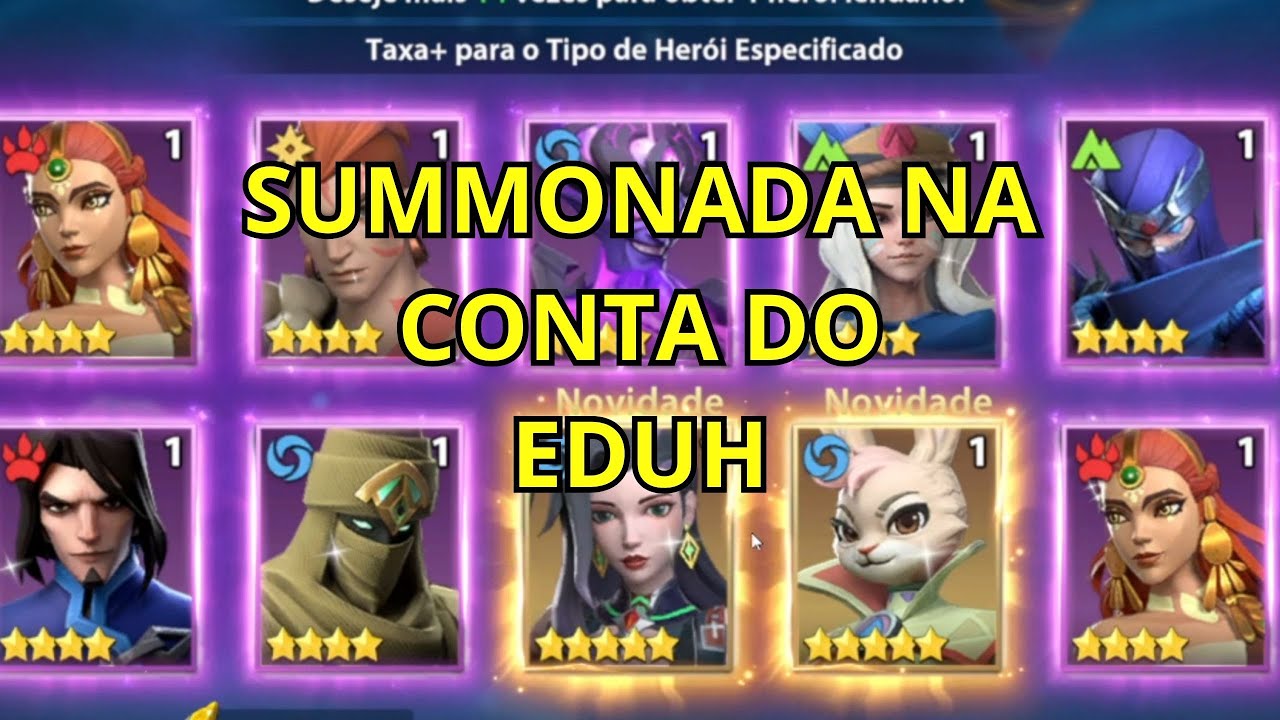 SUMMONADA NA CONTA DO EDUH DEU MUITOO BOM | Infinite Magicraid