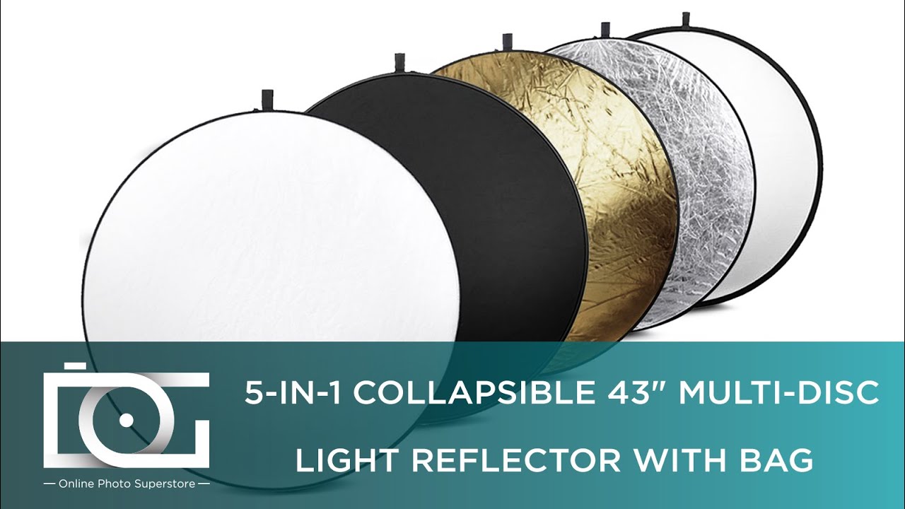 Collapsible 5-in-1 Multi-Disc Light Reflector | How to Use | Tutorial
