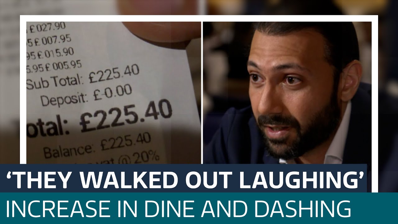 'Dine and dash - the new shoplifting?': A third of hospitality businesses say they've been targeted