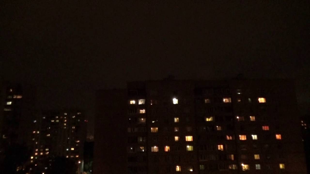 Гроза 13 июля 2016 года в Москве часть 1