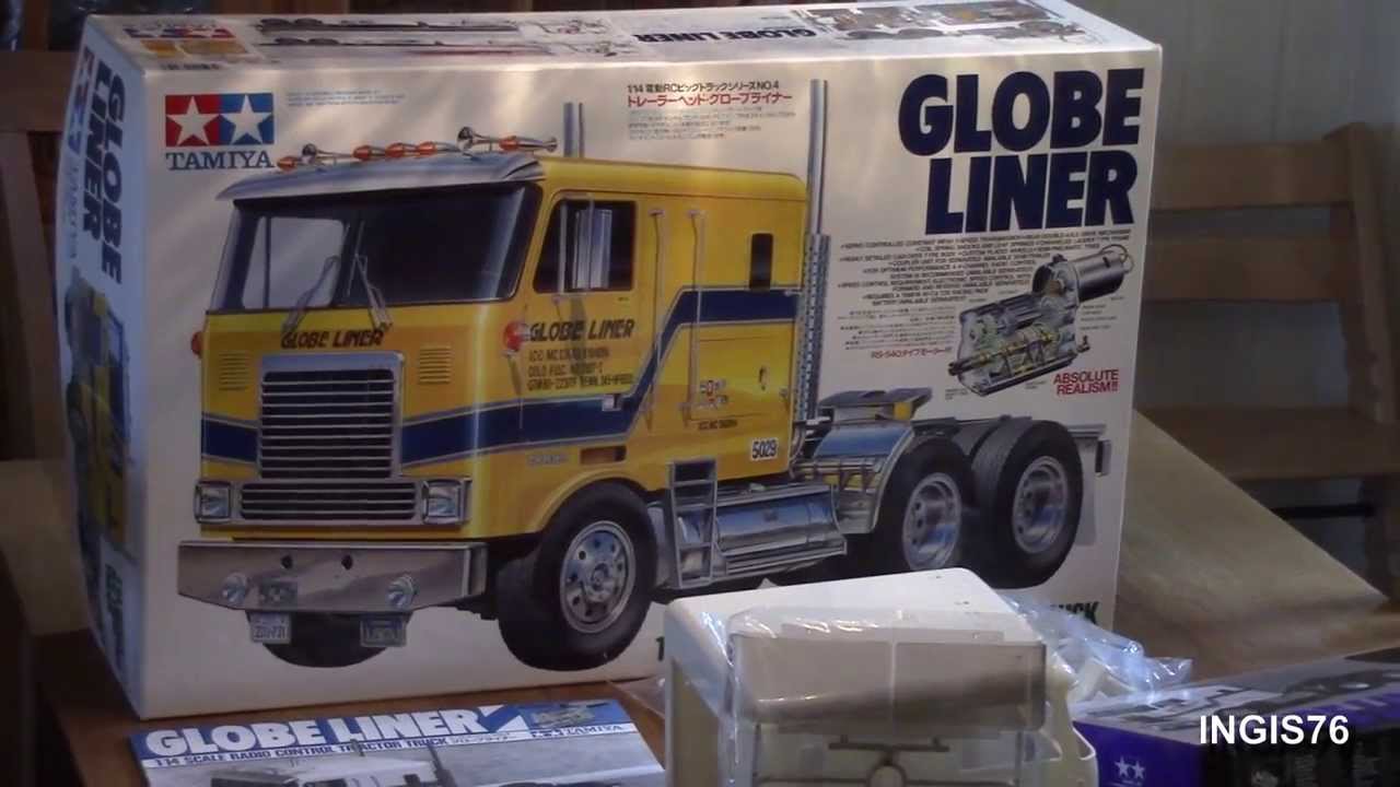 RC TRAIL TAMIYA GLOBE LINER UNBOXING