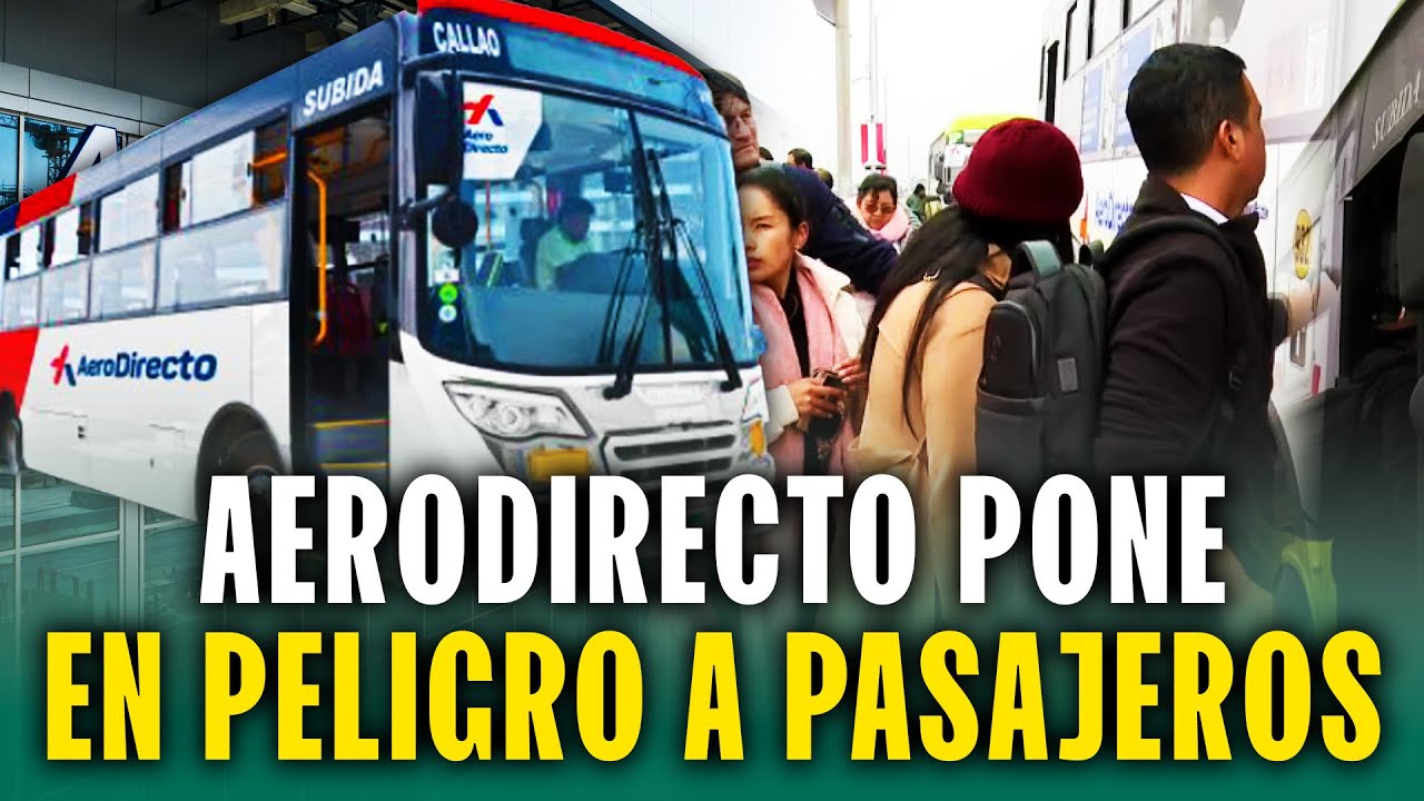 Buses sucios y precios elevados del AeroDirecto: Pasajeros lo usan pero no con destino al aeropuerto