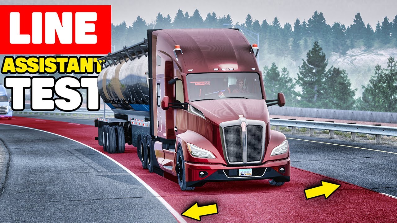 ATS 1.50 Lane Assistant Test (utrzymywanie pasa ruchu)