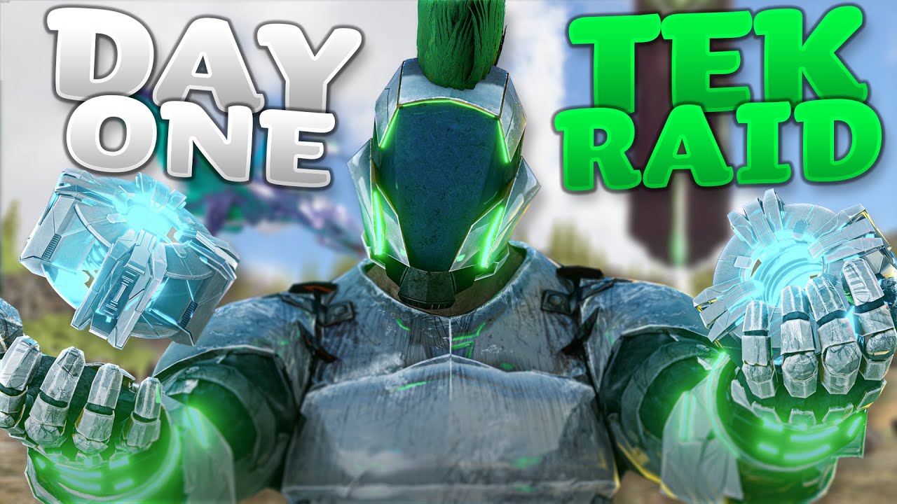 Solo Tek Raid: День первый!!! | Официальные малые племена Solo Ark