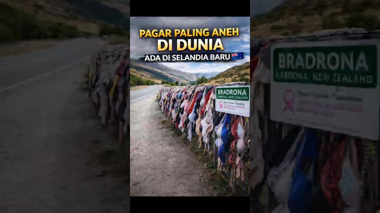 Pagar Paling Aneh di Dunia Ada di Selandia Baru 🇳🇿