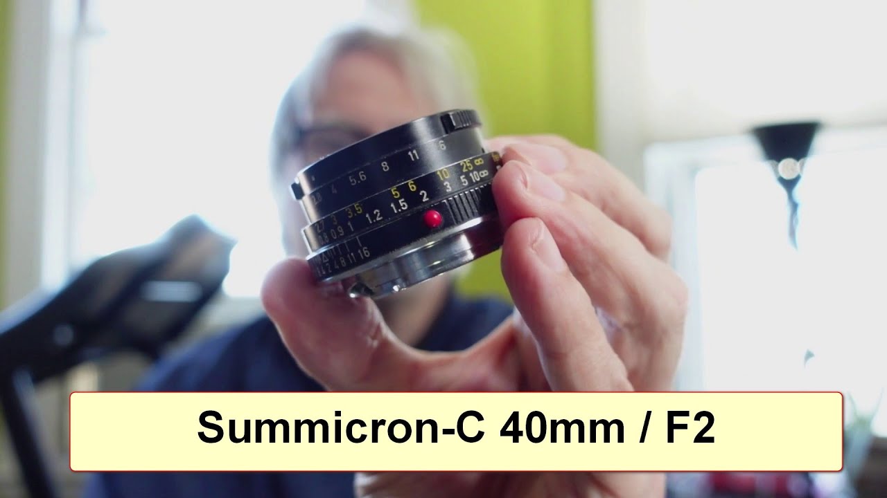 Leitz Summicron-C 40mm / F2 On My Sony A6300