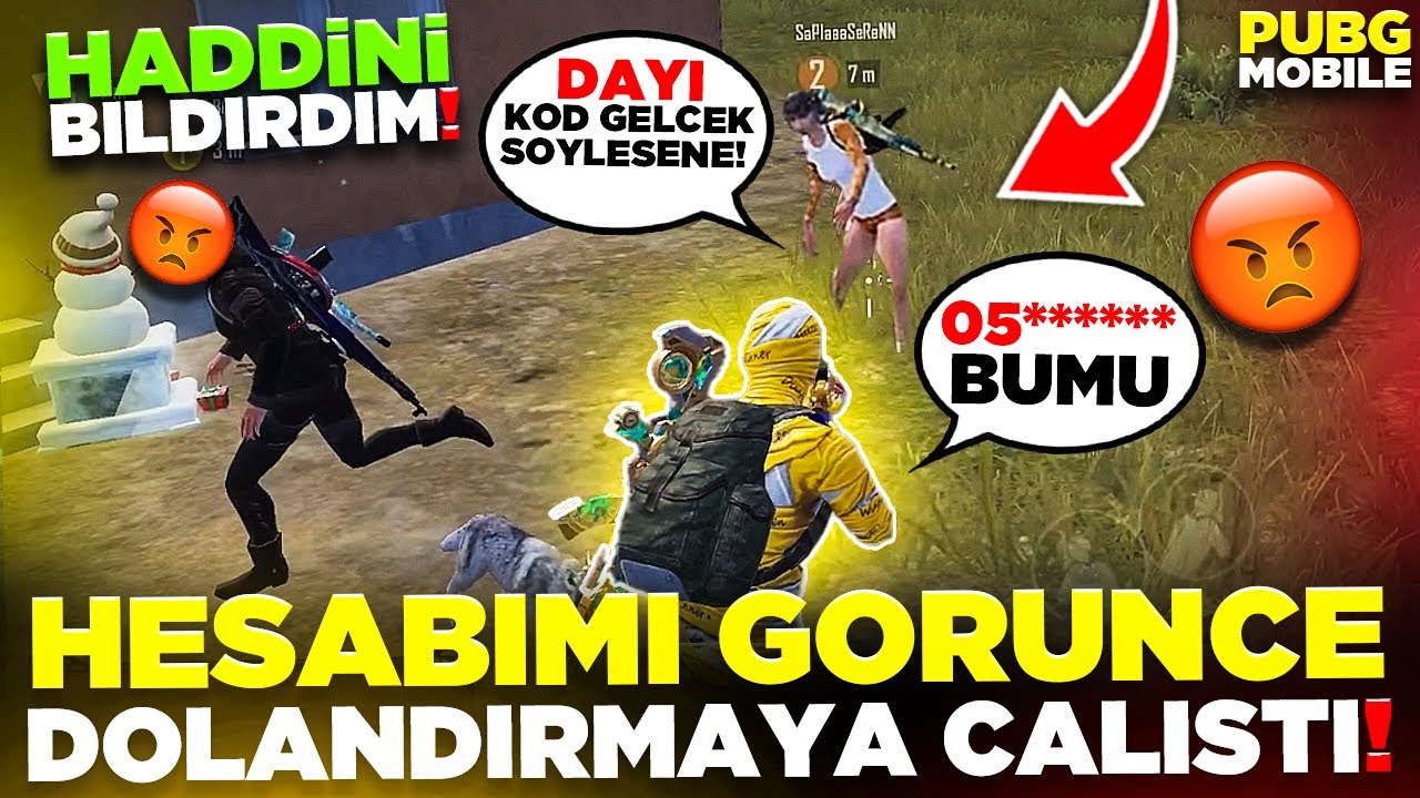 FUL HESABIMI GÖRÜNCE DOLANDIRMAYA ÇALIŞTI 😱 ( AVA GİDERKEN AVLANDI) 🤣