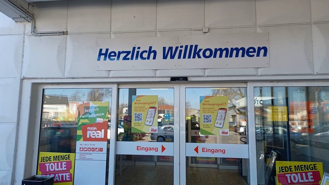 Real Markt Rundgang vor endg&uuml;ltiger Schlie&szlig;ung. Real market tour before final closure.