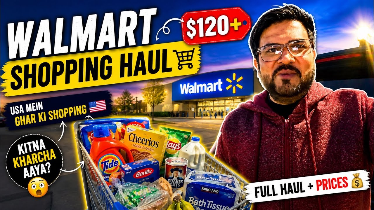 Today Walmart Explore & Shopping Haul 🛒 | USA Big Market Vlog 🇺🇸#trending #insta#video#shopping