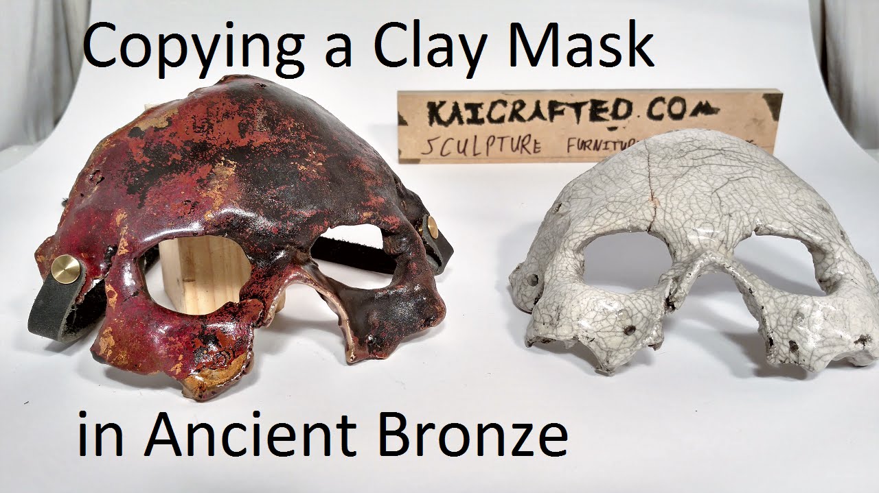 Making a Silicone Mold and Casting a Mask in Bronze Metal