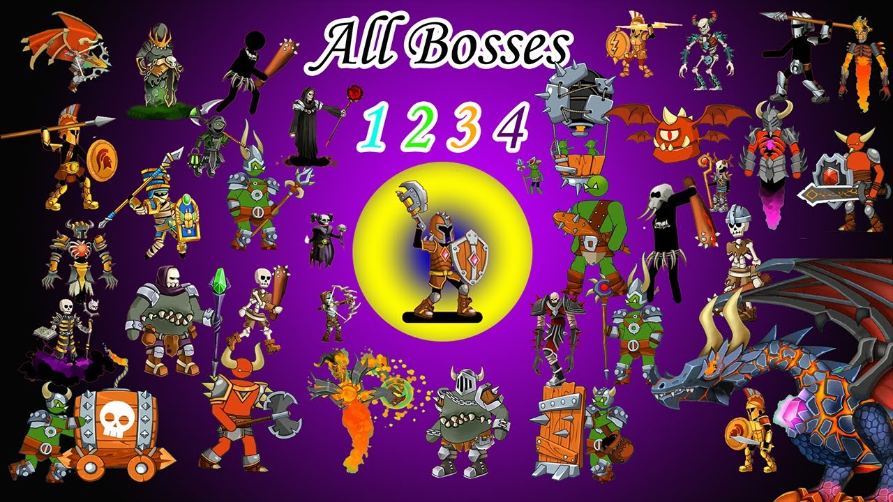 The archers 2_All bosses 1234 VS Thrower 18k hp