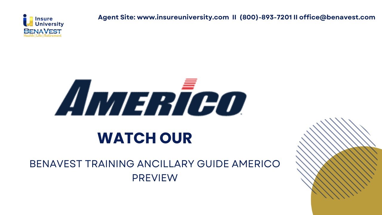 Benavest Ancillary Guide: A Complete Preview of Americo 2025