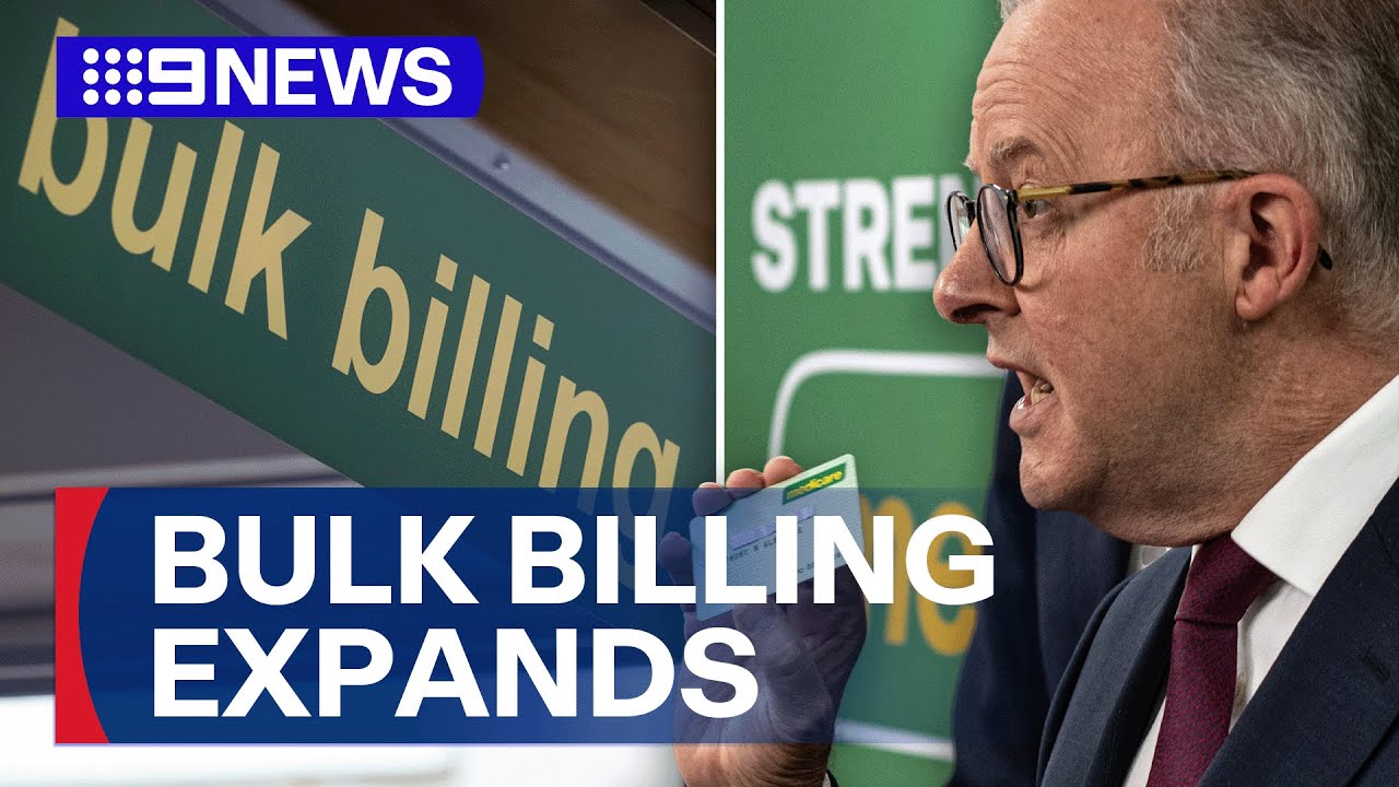 Cash bonus on offer for GPs who bulk bill | 9 News Australia