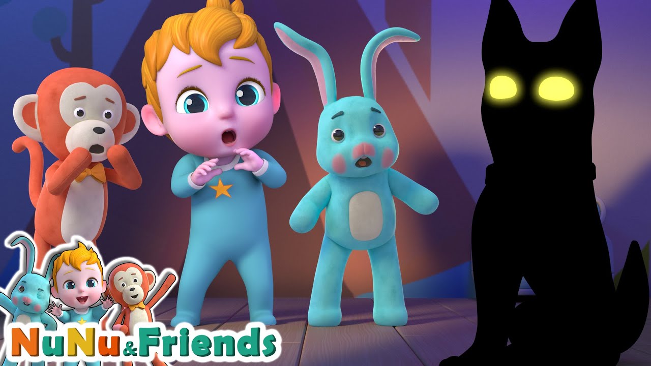 Don’t Be Afraid of the Dark 🔦 | Monster Song for Kids | Nursery Rhymes - NuNu Tv Animal Time