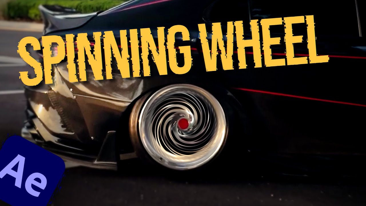 Эффект вращающегося колеса в After Effects