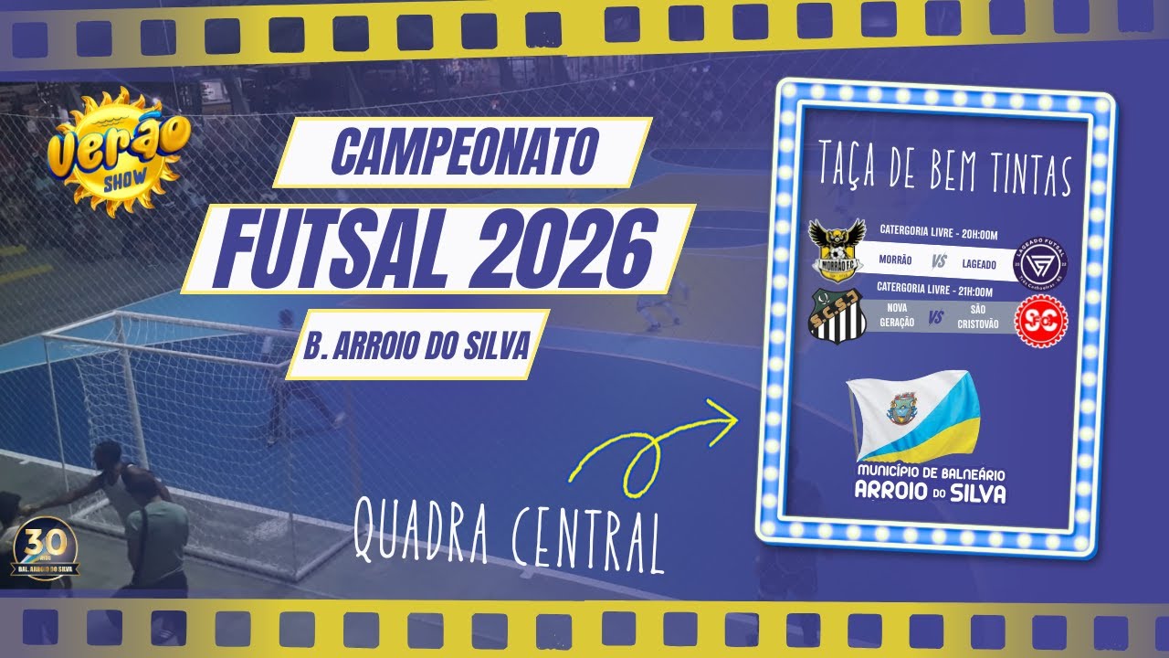 AO VIVO - CAMPEONATO DE FUTSAL 2026